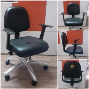 PBSS-ESD Chair With Arms Chrome Star Base